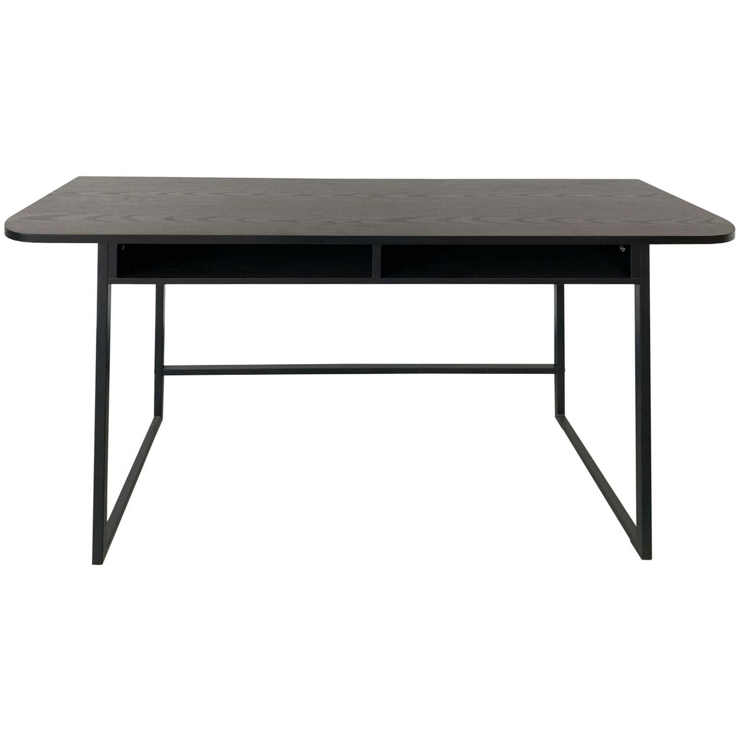 Cape Town 2 Shelf Console Table - Black
