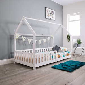 Explorer Playhouse Bed White