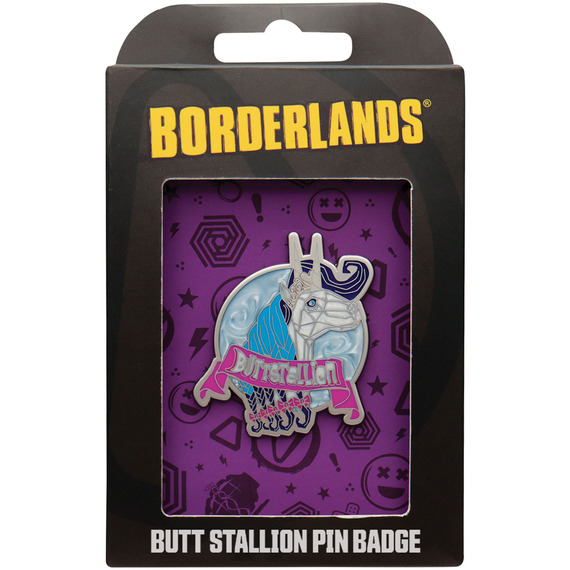 Borderlands Butt Stallion Pin Badge