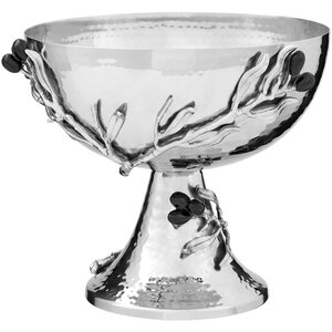 Miressa Grapes Fruit Bowl with Pedestal Base