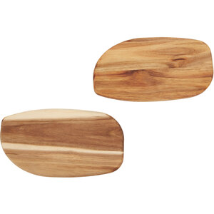 Kora Acacia Set Of 2 Serving And Chopping Board