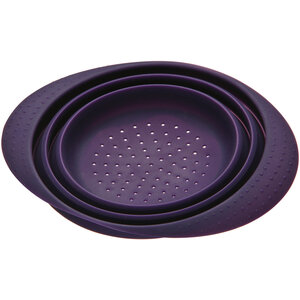 Zing Purple Collapsible Colander