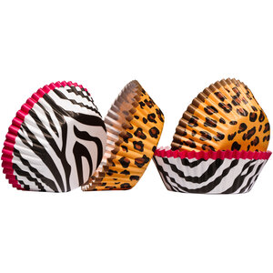 Diva Animal Print 60 Piece Medium Cupcake Cases