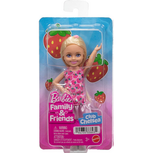 Barbie Chelsea Strawberry Print Dress Doll