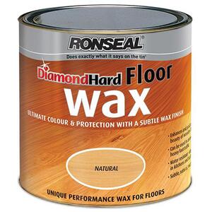 Ronseal Diamond Hard Floor Wax Natural Oak 2.5L - 20m2 Coverage