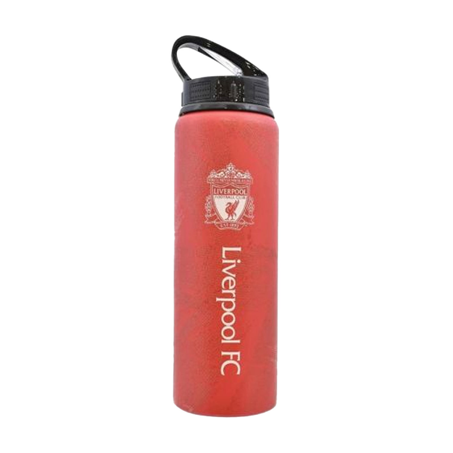 Liverpool Fc You´Ll Never Walk Alone Print Aluminium 750Ml Water Bottle - Artic Orange/Black