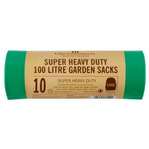 Groundsman Heavy Duty Plastic Refuse Sacks (Pack of 10)