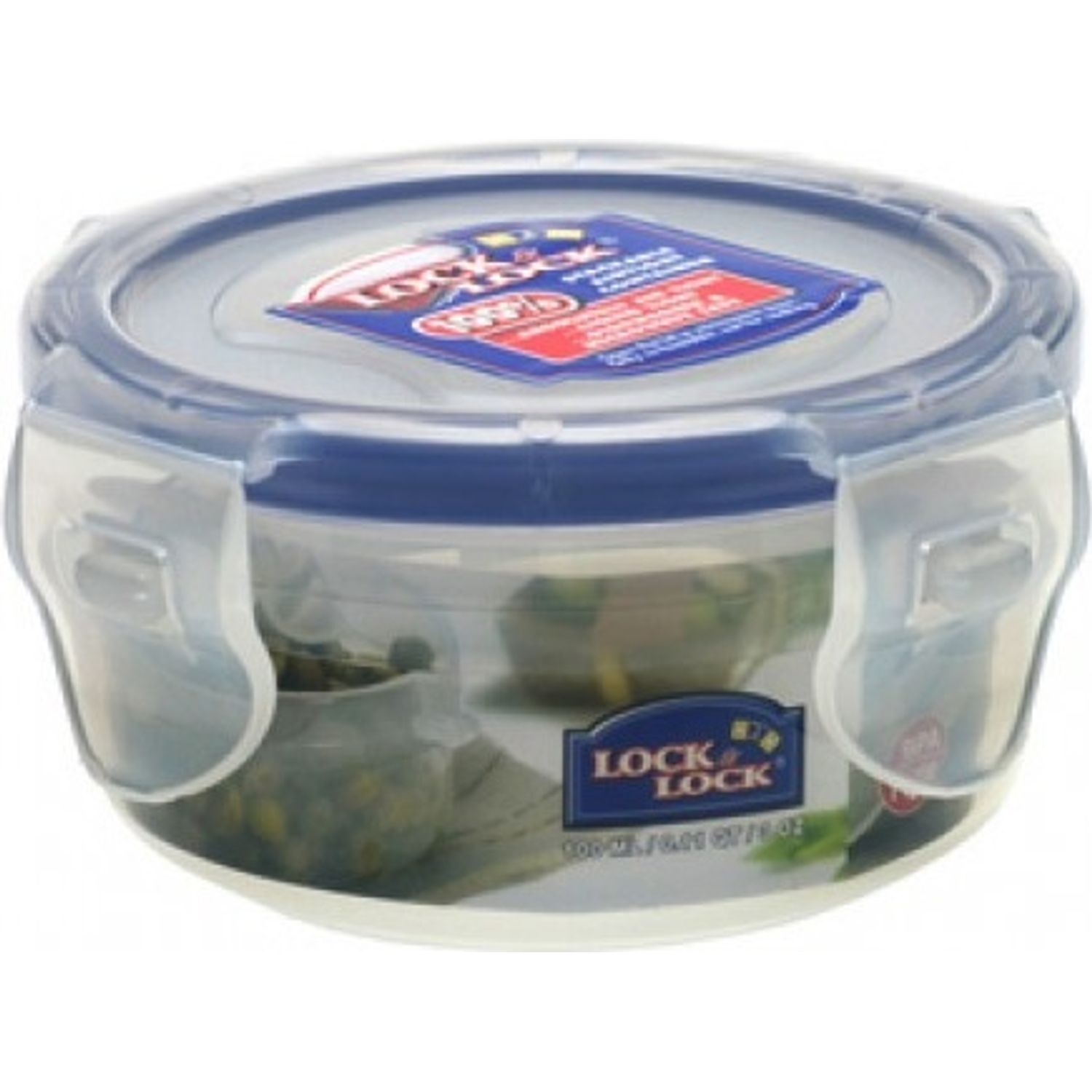 Lock & Lock Round Food Container - Transparent / 1.0Cm