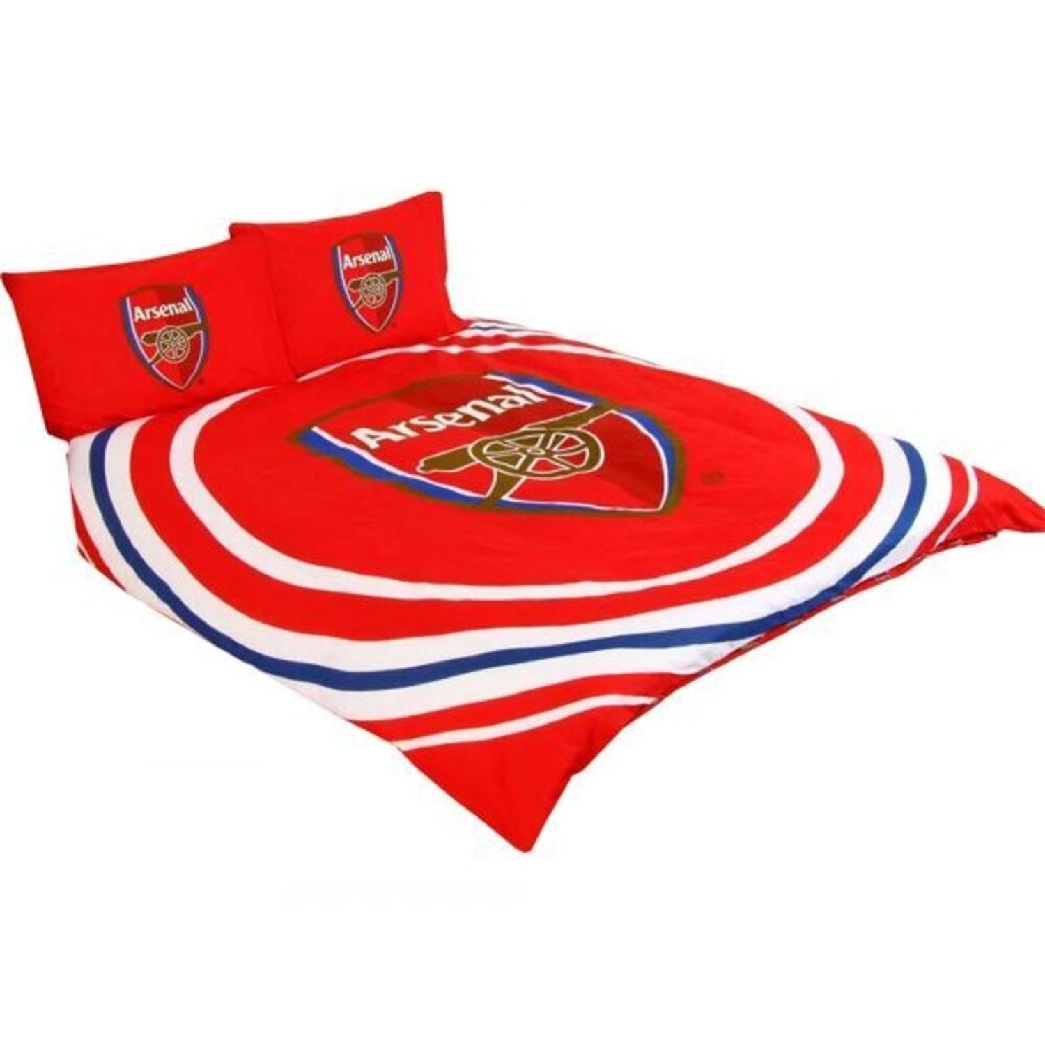 Arsenal Fc Pulse Reversible Duvet Cover Set - Red