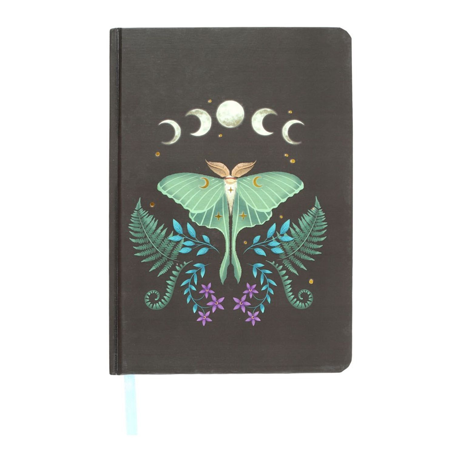  - Something Different Moth A5 Notebook Black (One Size) - Image 2