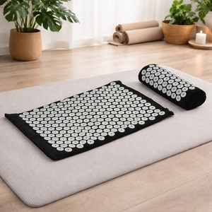 Acupressure Mat & Pillow Set Travel Bag Back Neck Pain Relief Massage Therapy