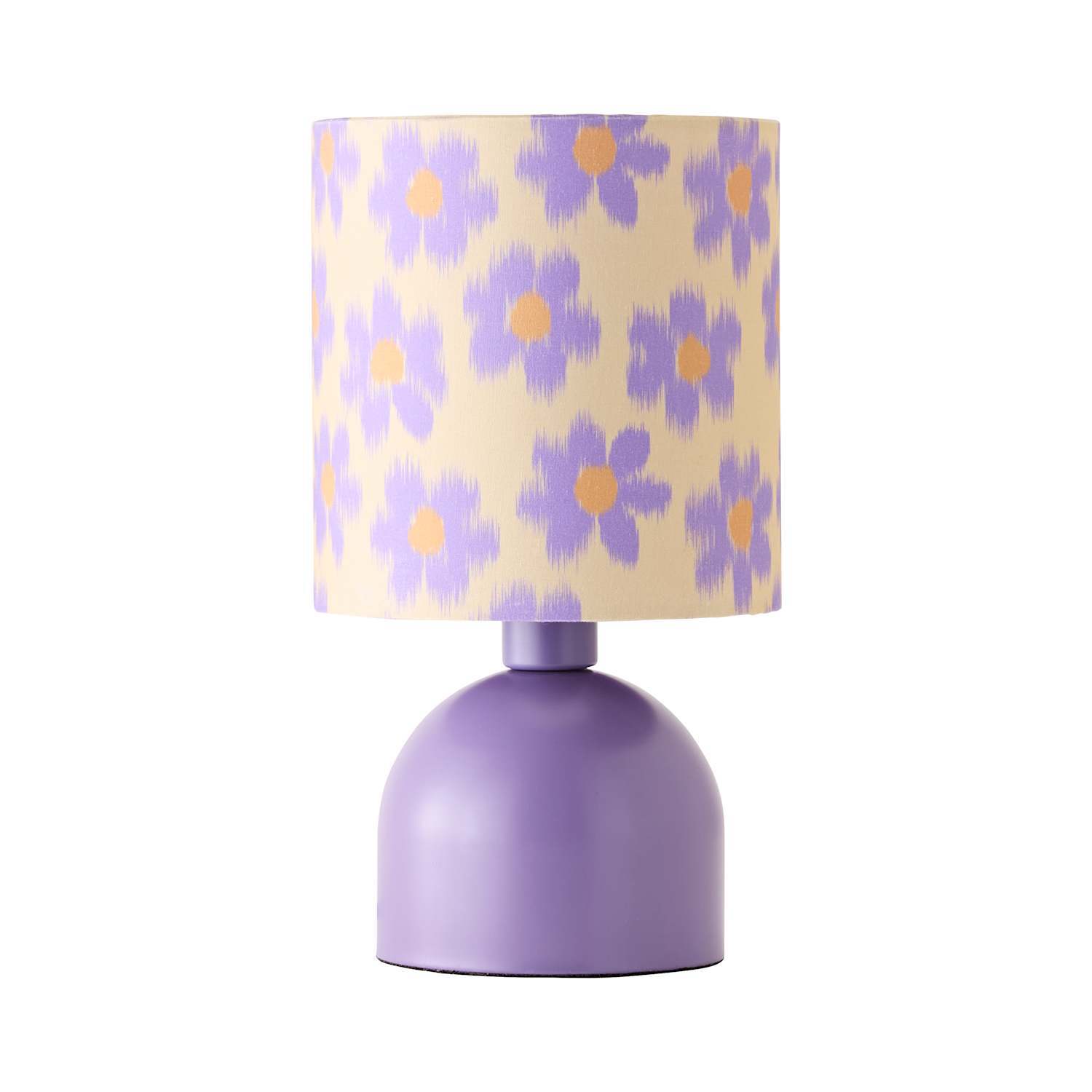Valuelights Unisex Lilac Mileys Purple Floral Print Table Lamp And Bulb In - Image 4