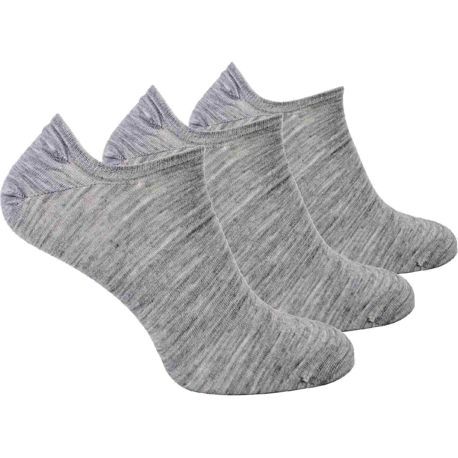 Steven 3 Pairs Mens Merino Wool Invisible Socks