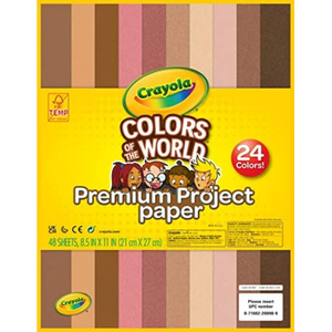 Crayola Colors Of The World Construction Paper 48 Sheets