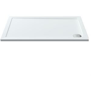 1200mm x 760mm Premium Rectangular Shower Tray - White