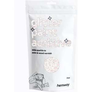 Hemway Glitter Paint Additive, Mother of Pearl Iridescent Fine Size 100g