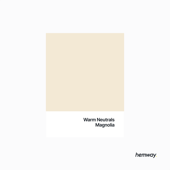 Hemway Chalk Paint Flat Matt Magnolia 1L