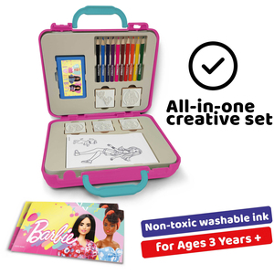Barbie Travel Set by Multiprint  Kids Activity & Craft Set