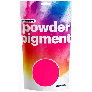 Hemway Grout Powder Pigment Dye UV Fluorescent Neon Hot Pink 50g