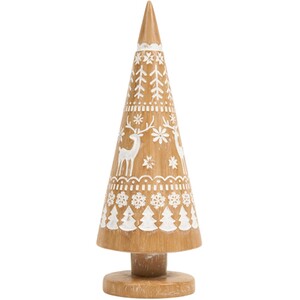 Scandi Wood Effect Tree Decoration