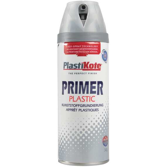 PlastiKote Twist & Spray plastic primer 400ml clear