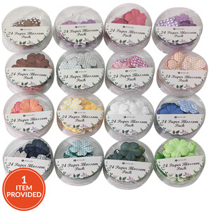24 Piece Paper Blossom Pack
