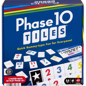 Phase 10 Tiles Game - Tile-Based Rummy-Style Family Game for 2¿6 Players
