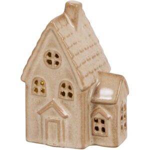 LED Stoneware House Decoration