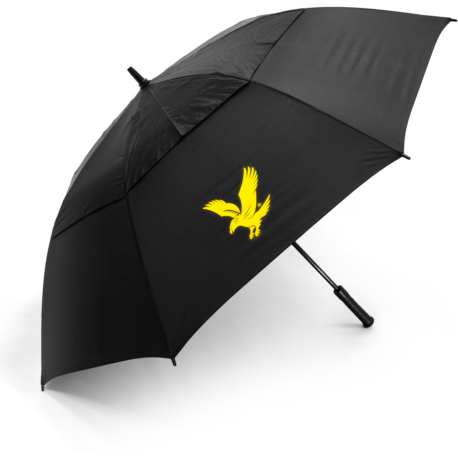 Lyle & Scott Golf Wind Proof Umbrella Black - Image 3