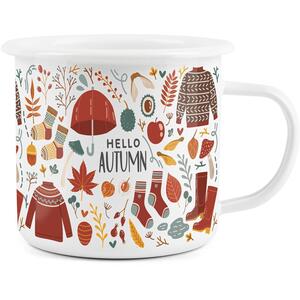 Autumn Enamel Mug