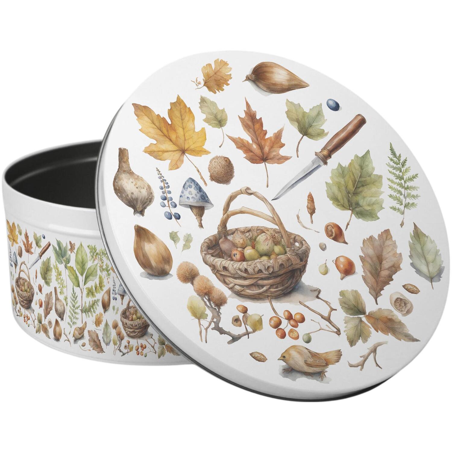 Image of Woodland Large Cake Tin - Multicoloured