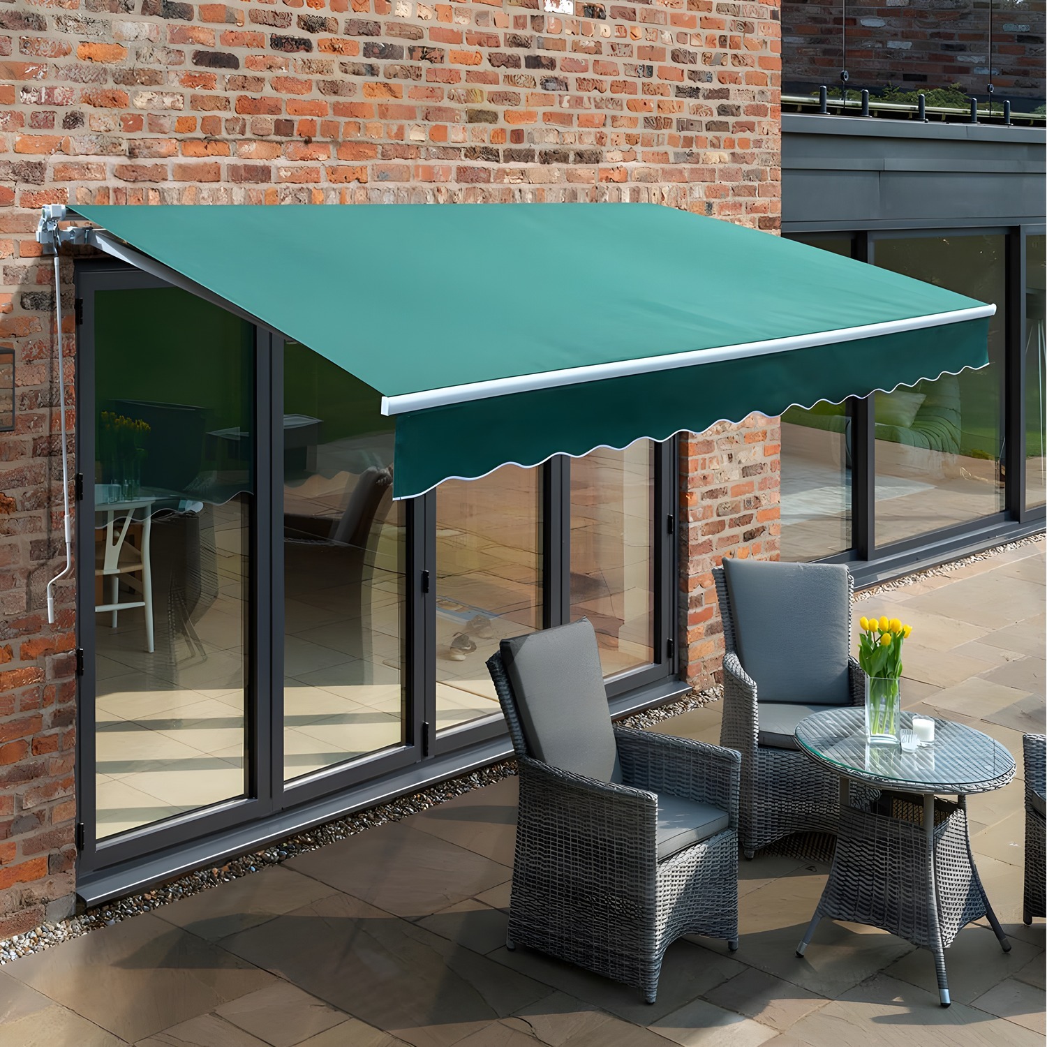 Image of 3.5m x 2.5m Retractable Manual Awning&hellip;