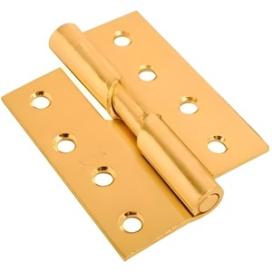 Dzina Steel Rising Hinge  4 Inch Right EB | Solid Brass | Cupboard & Cabinet Hinge | 1 Pair