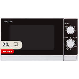 Sharp 20 Litre Dial Control Microwave - White