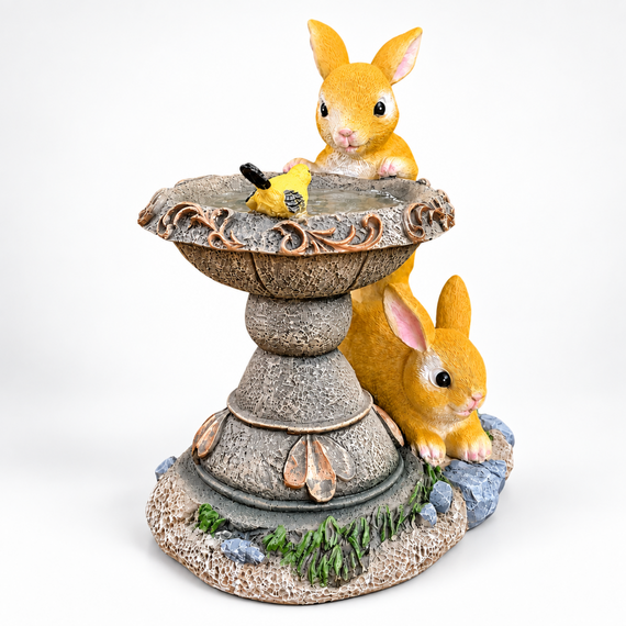 Solar Rabbit Garden Ornament