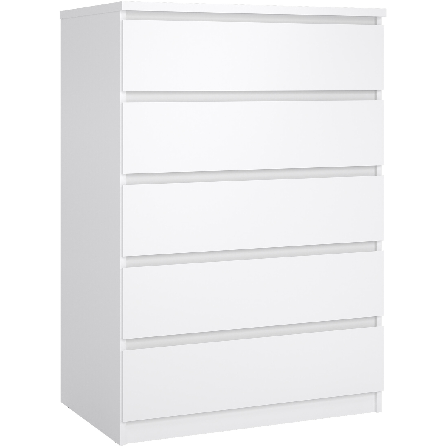 Indoor Furniture Group Naia 5 Drawer Chest - White High Gloss - Image 4