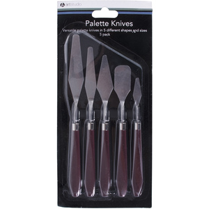 Pack of Five Art Studio Palette Knives