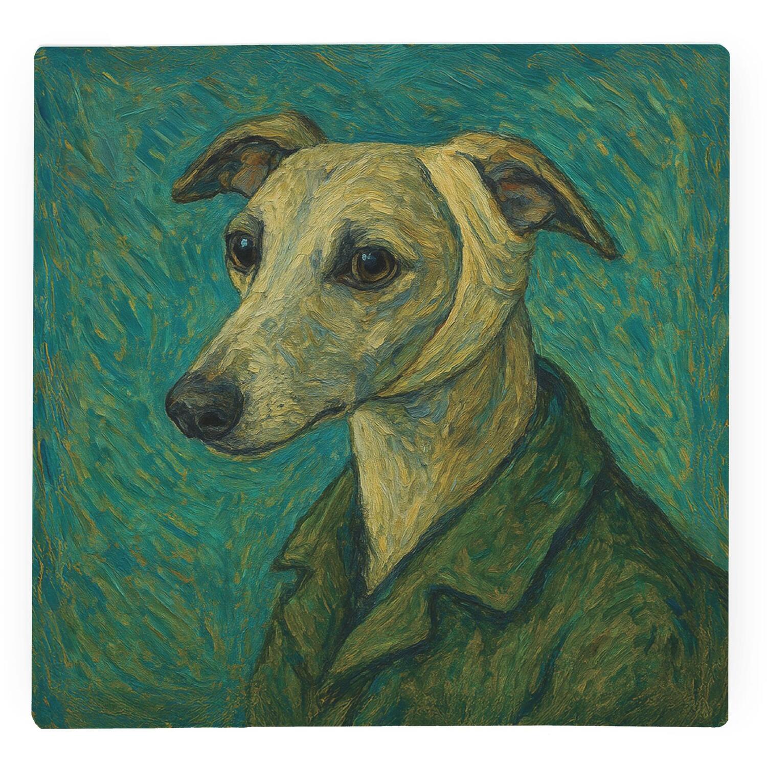 Image of Van Gogh Whippet Large Square Worktop&hellip;