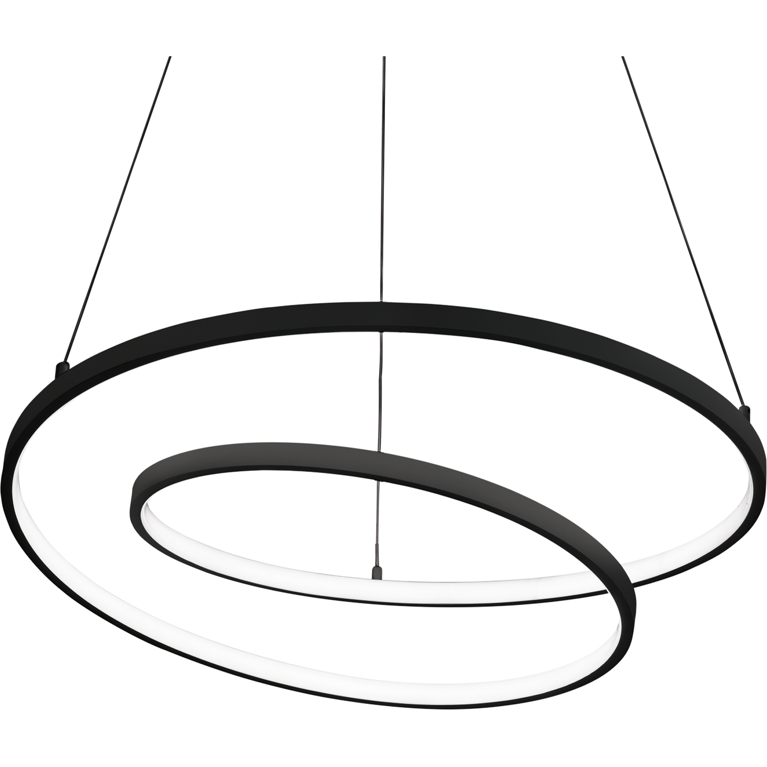 Ideal Lux Lighting Pendant Light Black C - Black