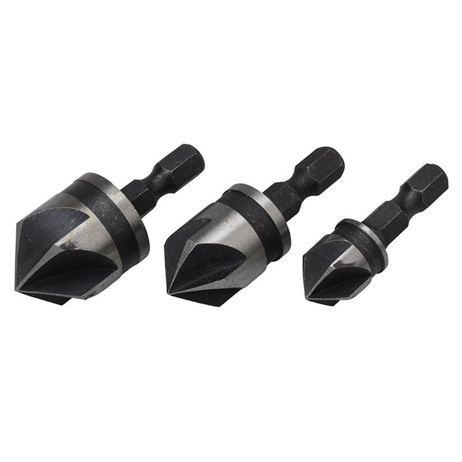 Bluespot Tools Countersink Bit Set 3 Piece - Multi Colour
