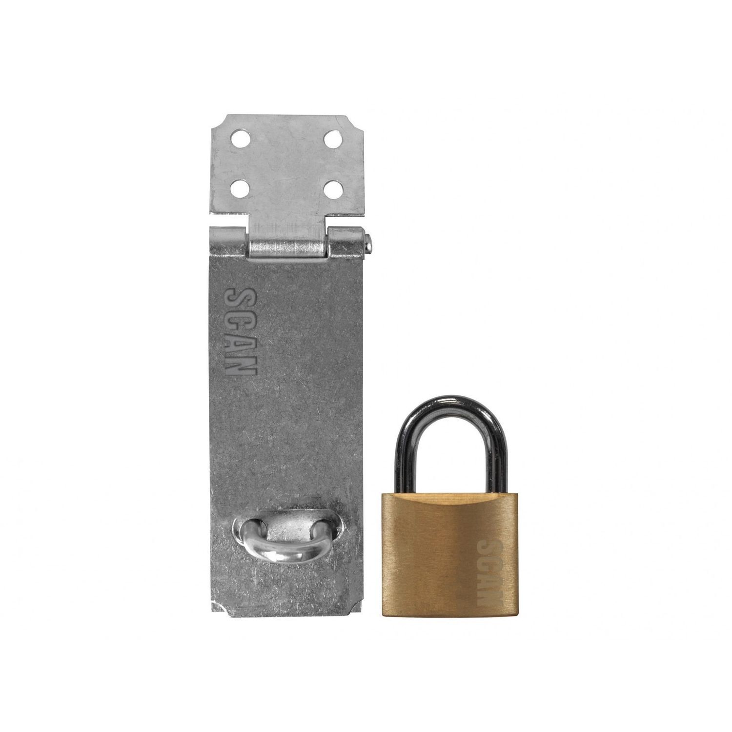  - Scan Hasp And Staple + Padlock Multi Colour (117mm) - Image 4