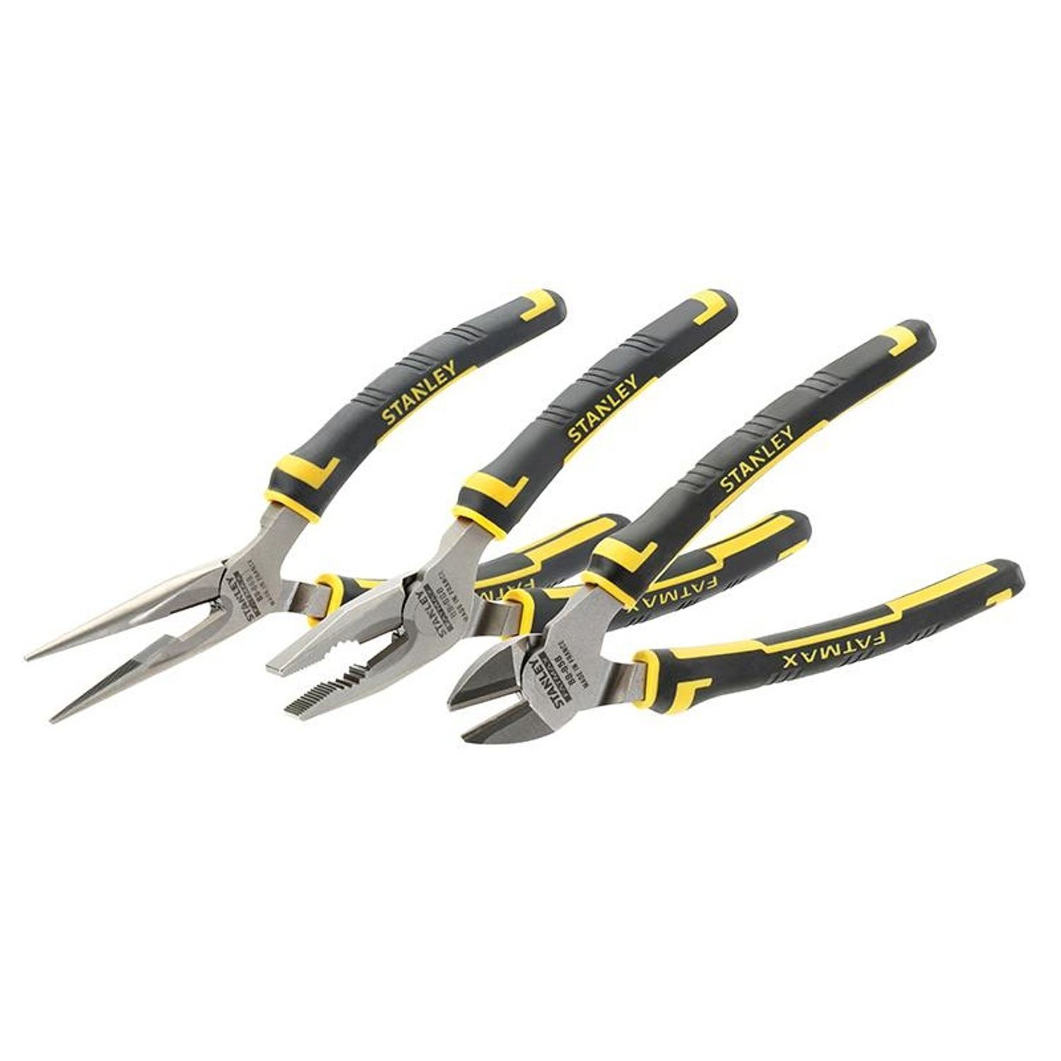 Stanley Hand Tools Fatmax Pliers Set, 3 Piece - Multi Colour