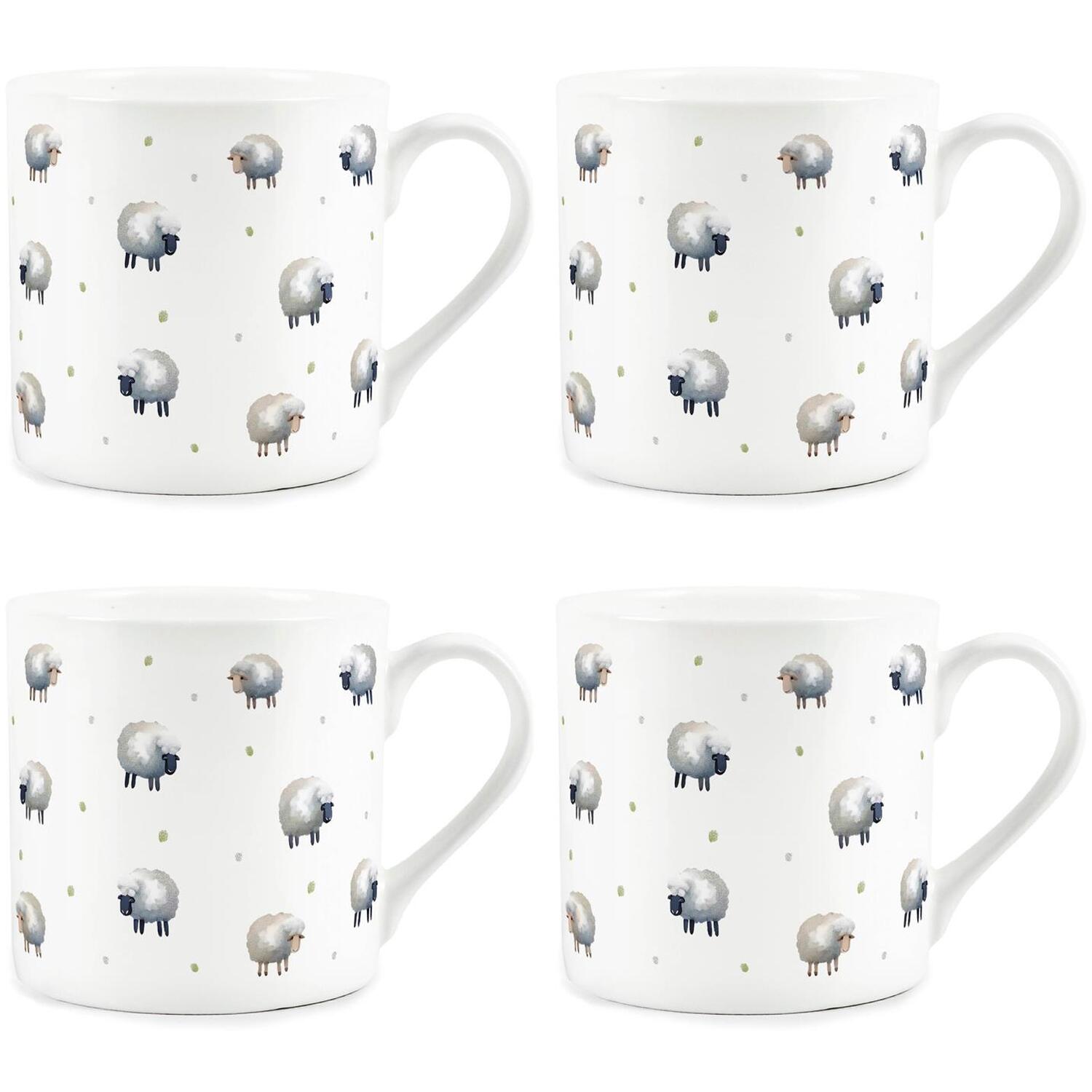 B&Q - Spring Sheep Bone China MugsSet Of 4 - Image 2