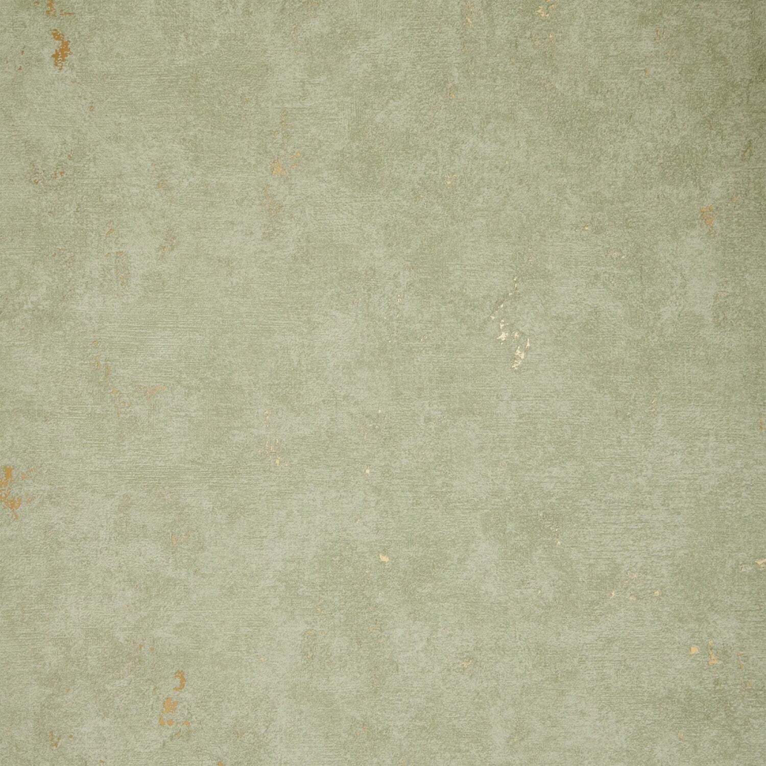 I Love Wallpaper Malmo Wallpaper Sample, Sage With Gold Metallic