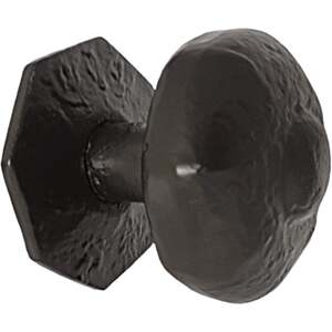 Betley Butterfly Antique Black Octagonal Door Knob Pull