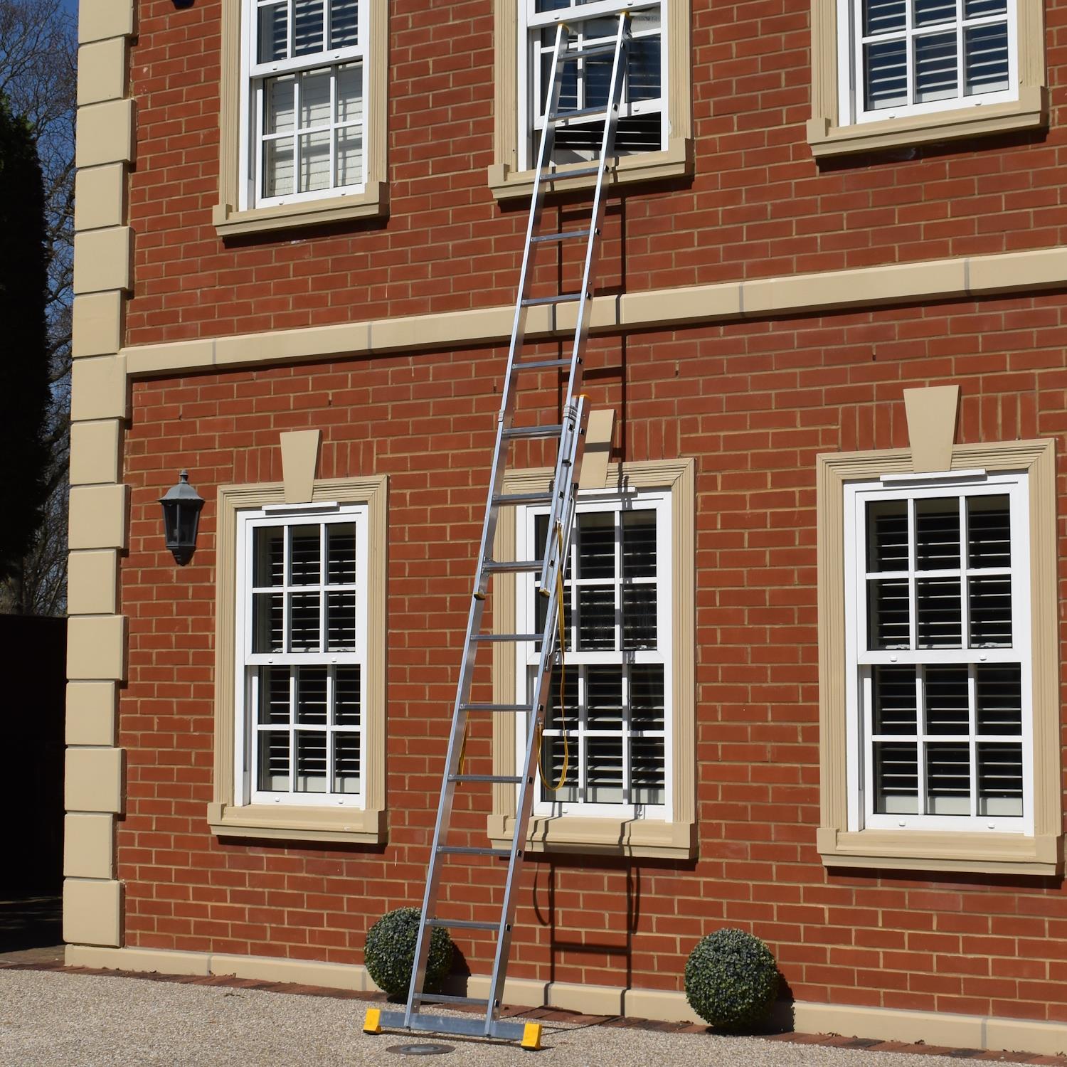 Bps Trade Master Pro Extension Ladder - Silver / 8.5Kg