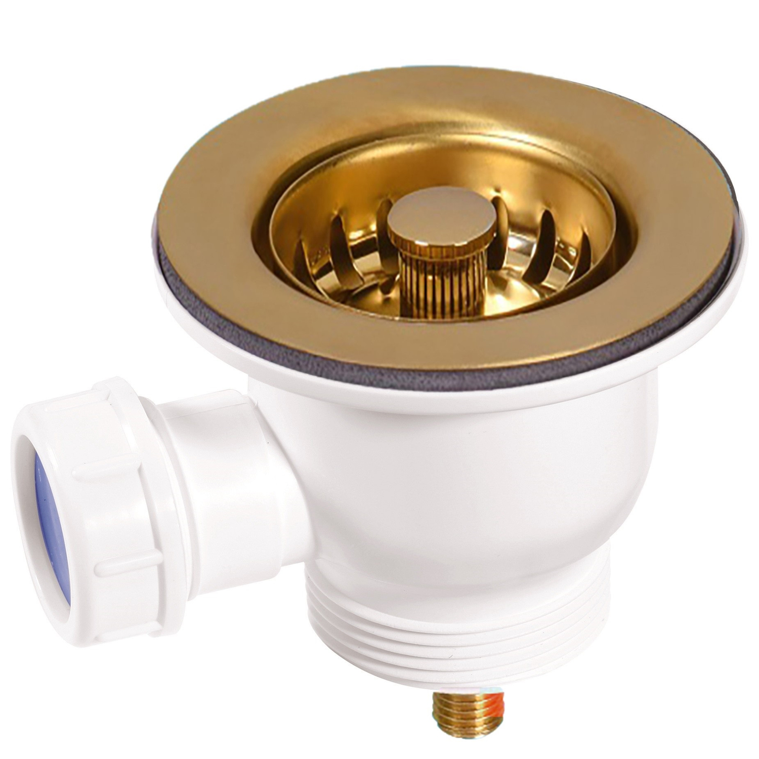 Mcalpine Unisex White Mca 1 1/2" Mini Basket Strainer Waste - Pvd Finish - Mbs85pvd In - Image 6