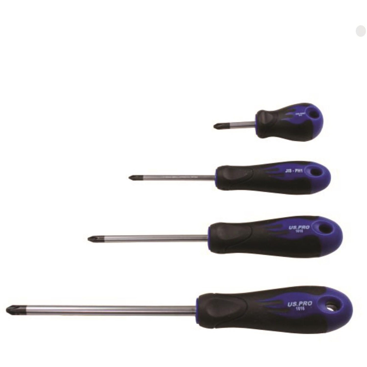 US PRO Tools 4 Piece Japanese Industry Standard Screwdriver Set JIS ph1,2,3-1616 - Image 9