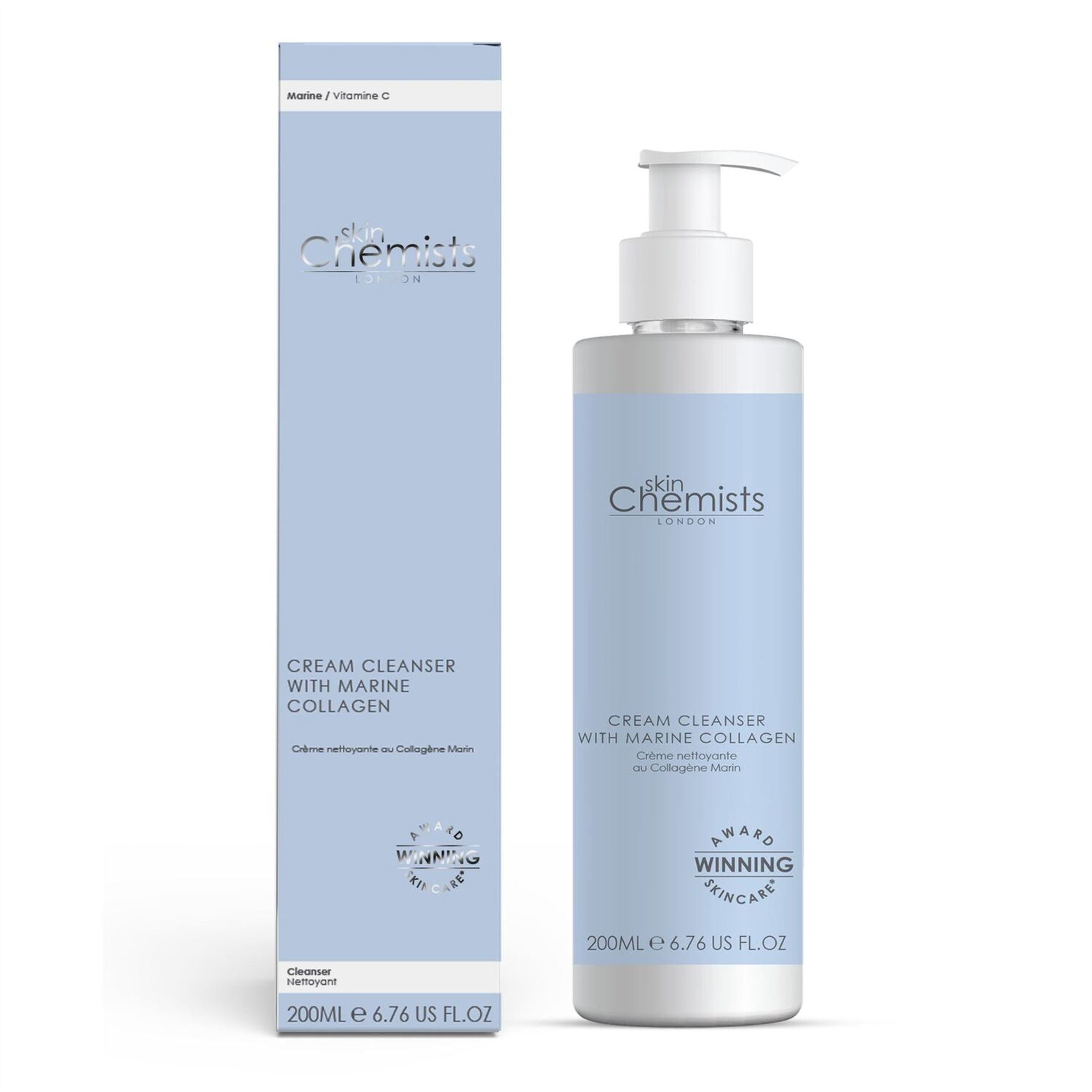 Skinchemists Professional Women's White Anti-Ageing Foaming Cleanser W/ Marine Collagen 200Ml In - Image 2