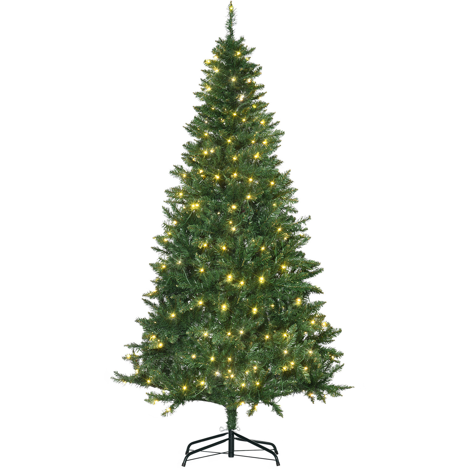 Aka 6Ft Artificial Christmas Tree With Warm White Led Lights ,Green